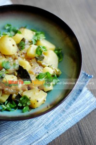 SIMPLE AND DELICIOUS POTATO CURRY