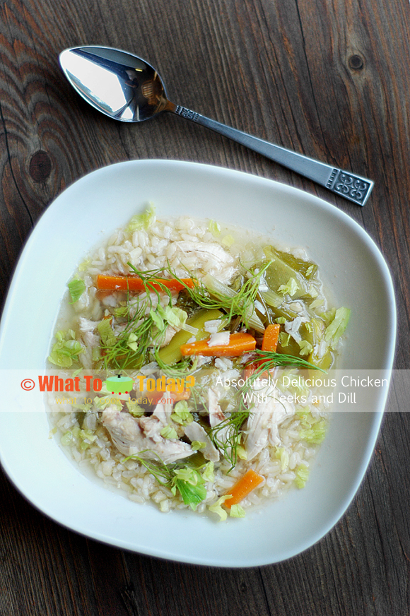 ABSOLUTELY DELICIOUS CHICKEN WITH LEEKS AND DILL ABSOLUTELY DELICIOUS CHICKEN WITH LEEKS AND DILL