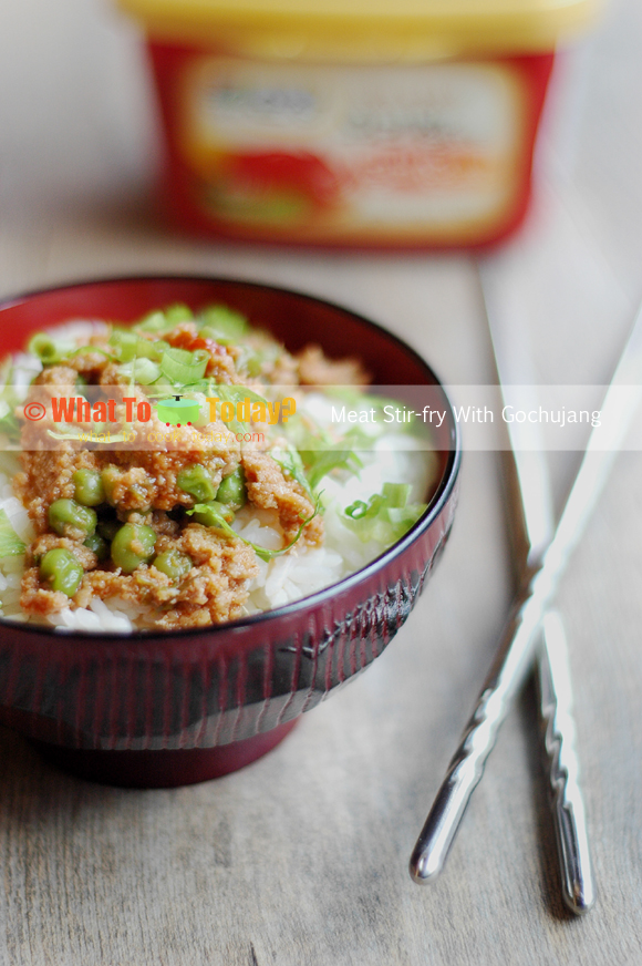 MEAT STIR-FRY WITH GOCHUJANG MEAT STIR-FRY WITH GOCHUJANG