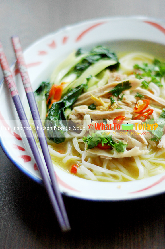 THAI-INSPIRED CHICKEN NOODLE SOUP THAI-INSPIRED CHICKEN NOODLE SOUP