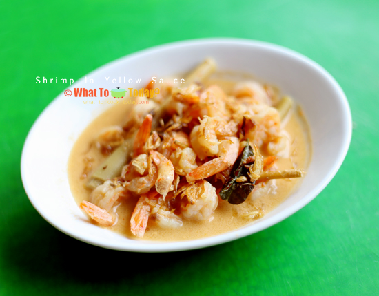 SHRIMP IN YELLOW SAUCE SHRIMP IN YELLOW SAUCE