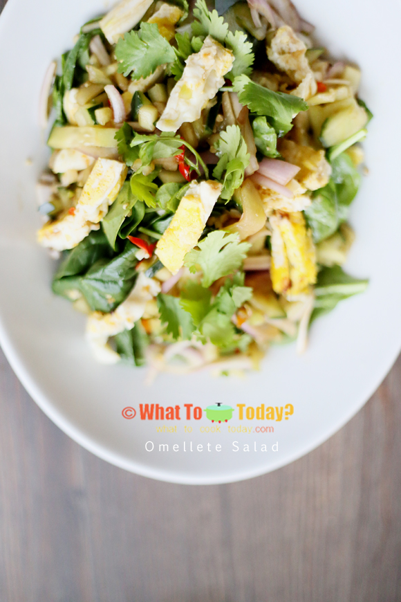 OMELETTE SALAD OMELETTE SALAD