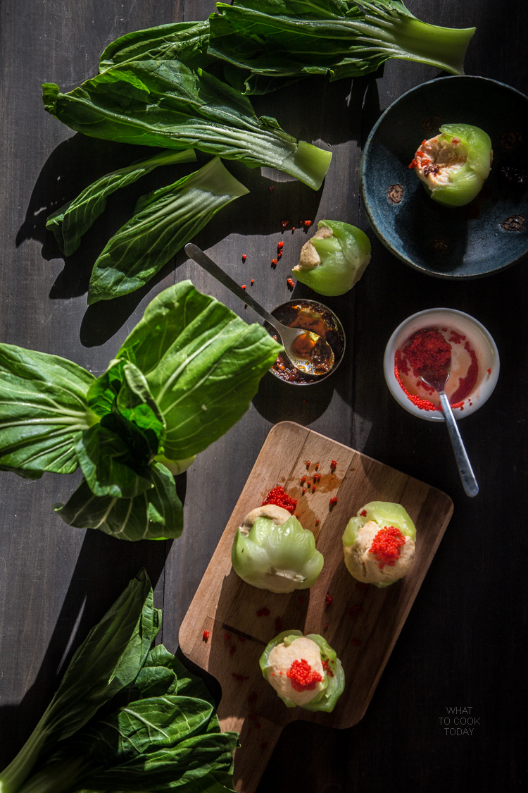 Easy shrimp mousse tulips