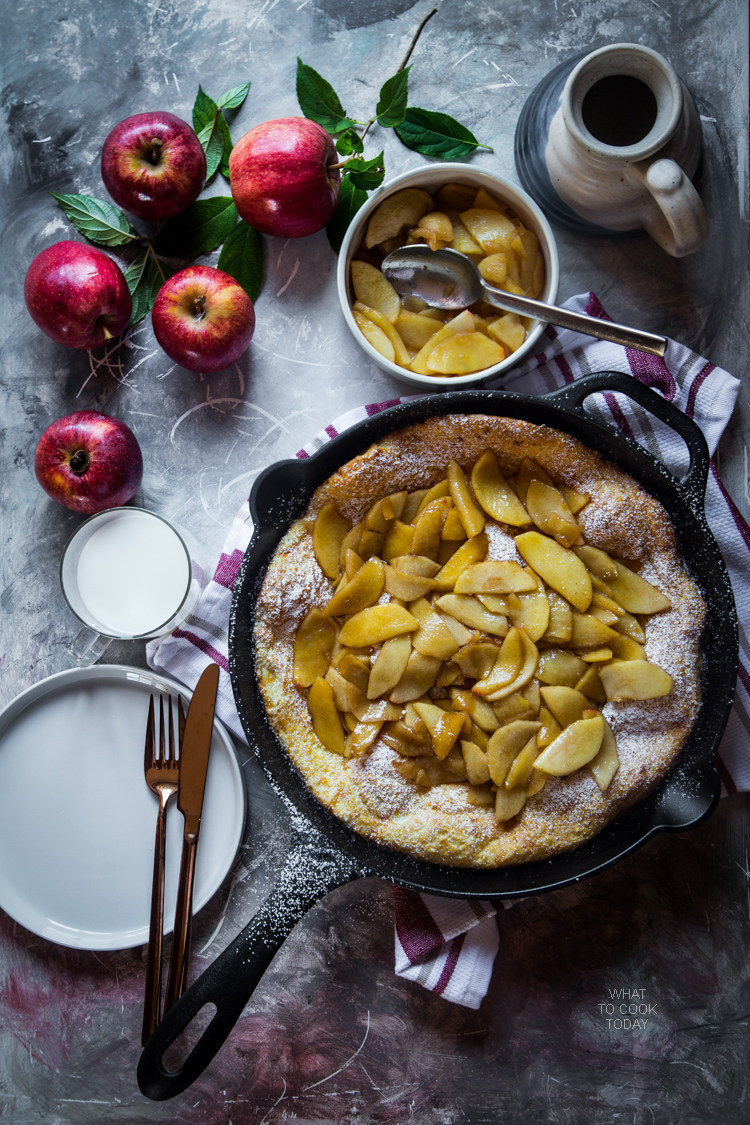 Delicious Dutch Pancakes (Pannekoek) with Apple Stroop