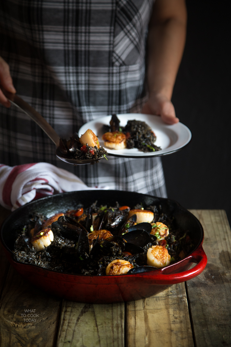 Squid Ink Paella Recipe