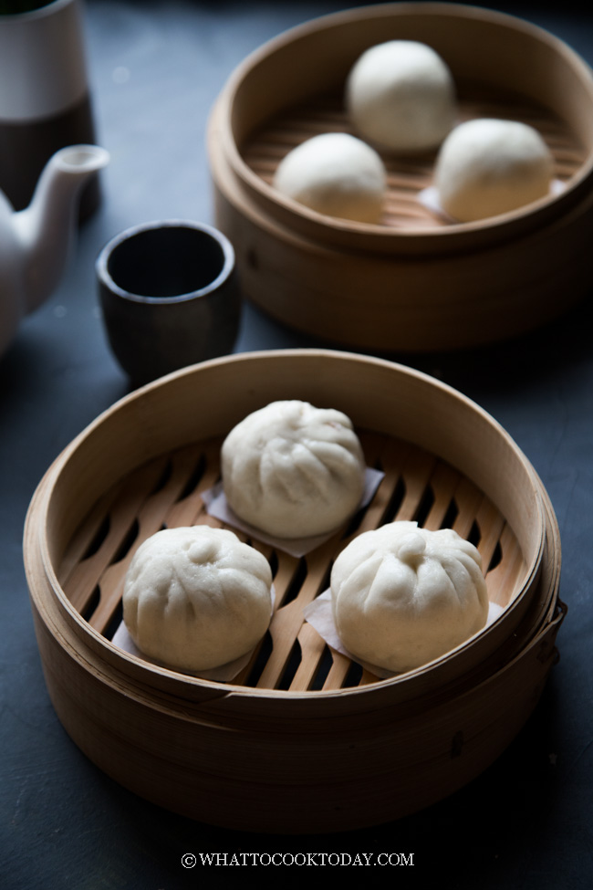 Dou Sha Bao (Red Bean Paste Buns)