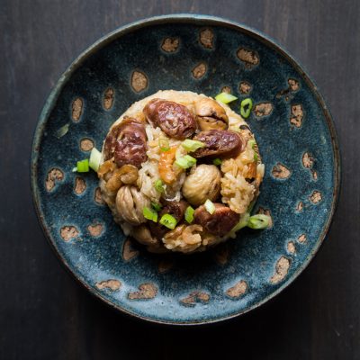 Easy Pressure Cooker Lo Mai Gai (Steamed Sticky Rice with Chicken)
