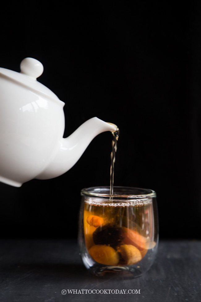 Dang Shen Tea (with Black Dates, Ginger, Longan, Goji Berry)