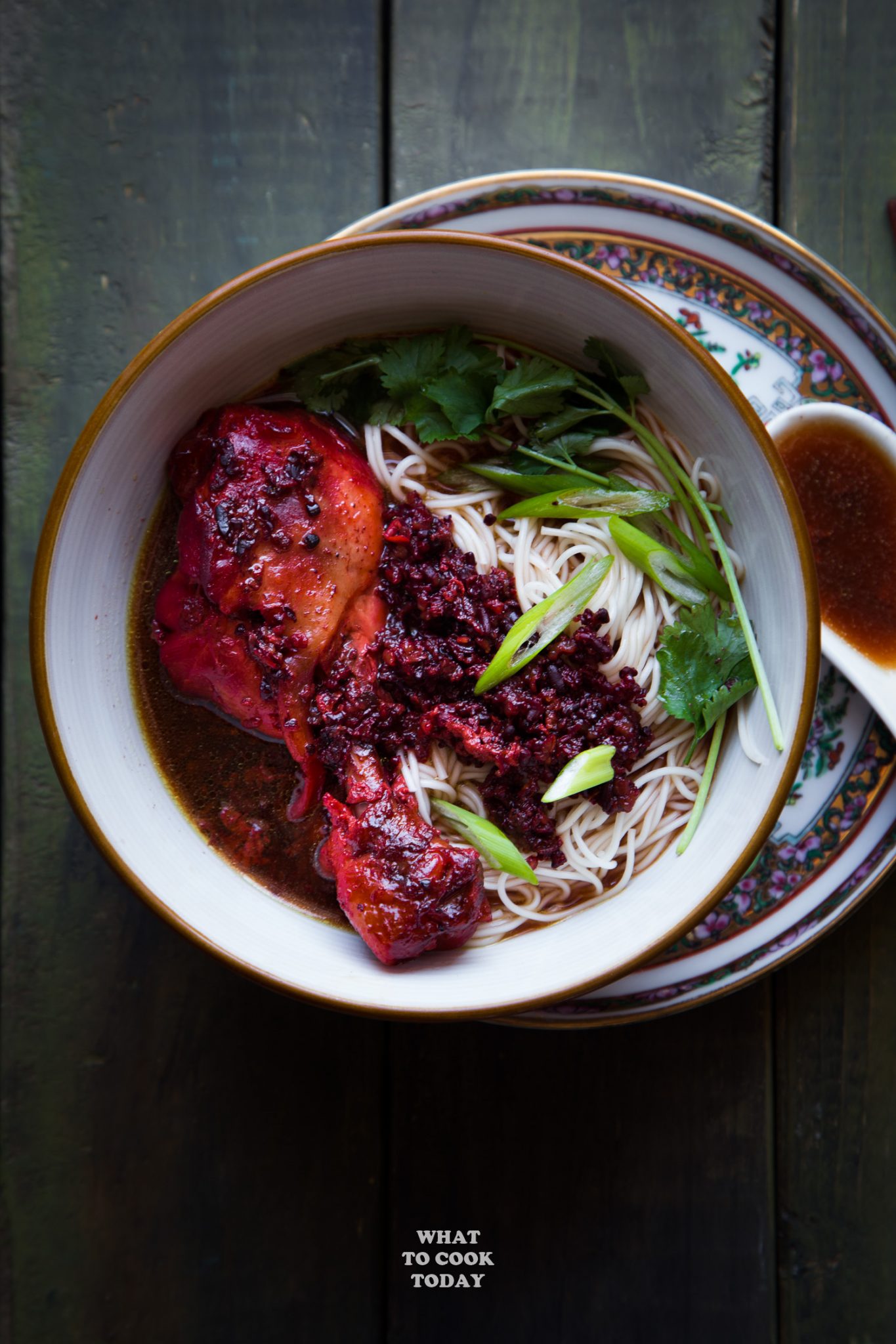 Foochow Red Wine Chicken Mee Sua