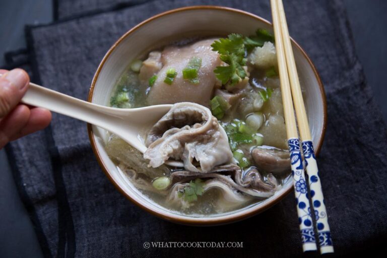 Pig Stomach Soup with White Peppercorns (Instant Pot or Stovetop)