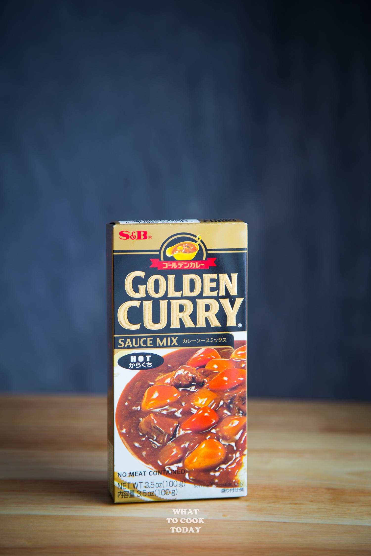 S&B Golden Curry Medium Hot Sauce Mix - 3.5oz