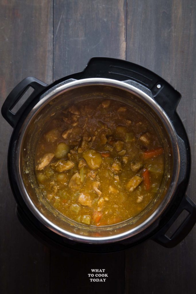 Super Easy Pressure Cooker Japanese Chicken Curry