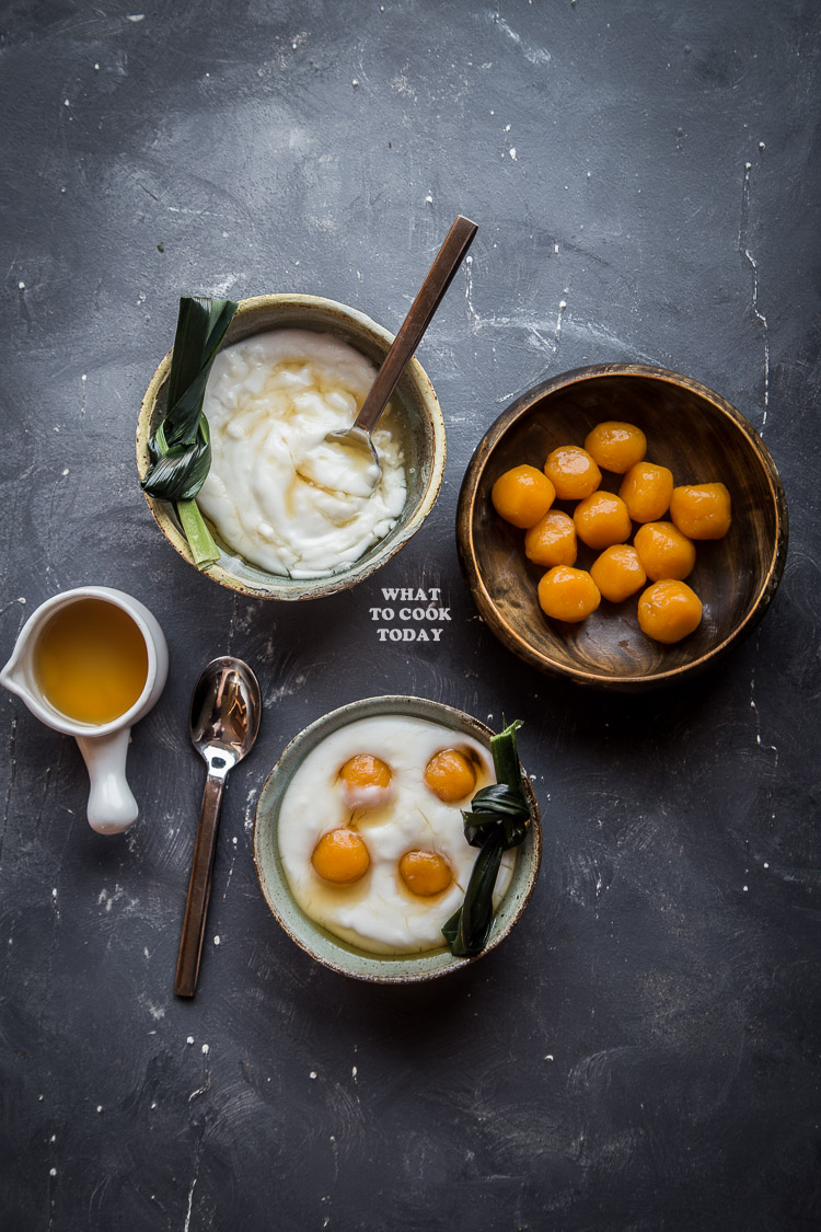 Bubur Sum sum / Indonesian Sweet Coconut Rice Porridge