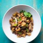 Easy Sea Cucumber, Chicken, Mushroom Stir-fry