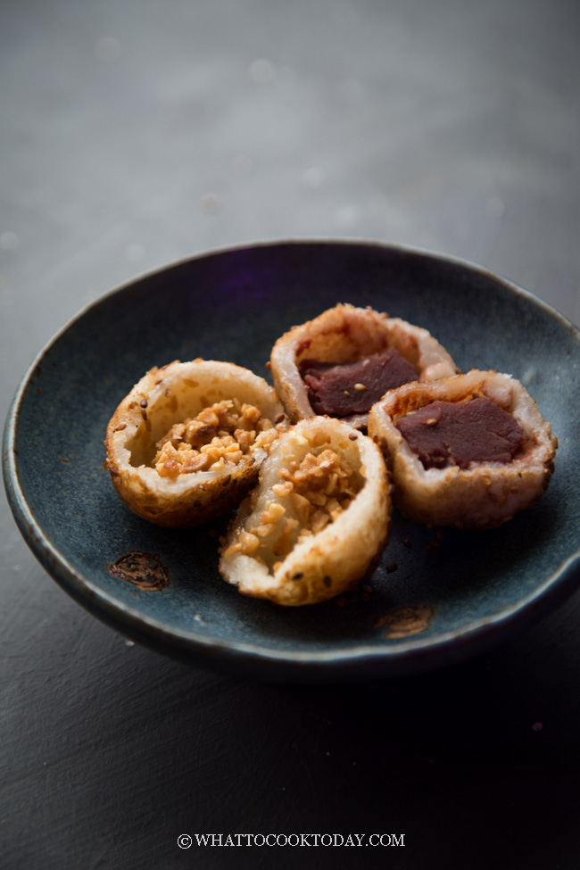 Chinese Crispy Sesame Balls (Jian Dui/ Zi Ma Qiu) - Air fryer or Deep-fried