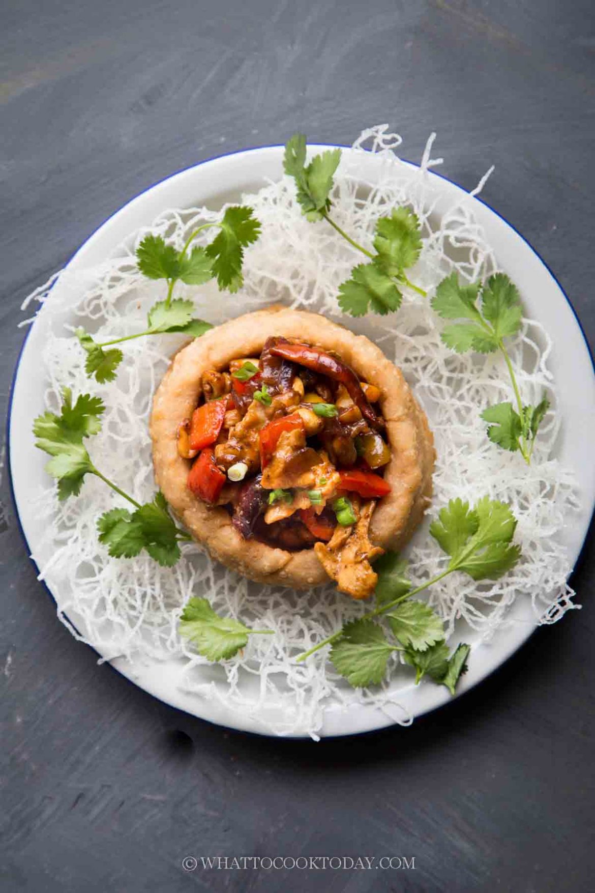 Prosperity Yam Ring Basket for Chinese New Year