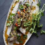 Chinese Steamed Whole Fish with Black Bean Sauce