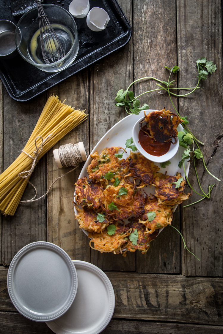 Spaghetti fritters.Perfect appetizers and snacks. Crispy on the outside and soft in the middle. The best EVER! Read for more details|What To Cook Today