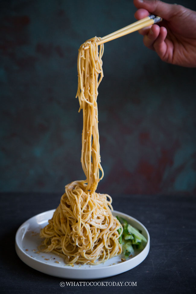 Easy Taiwanese Cold Noodles with Peanut Sauce (Liang Mian / 涼麵)