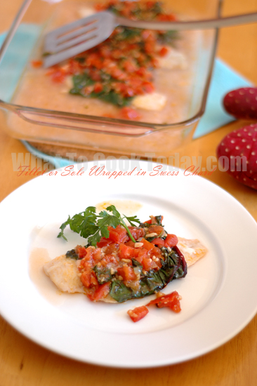 Fillet of Sole wrapped in Swiss Chard