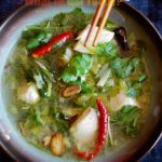 DAI CHILE-FISH SOUP WITH FLAVORED OIL