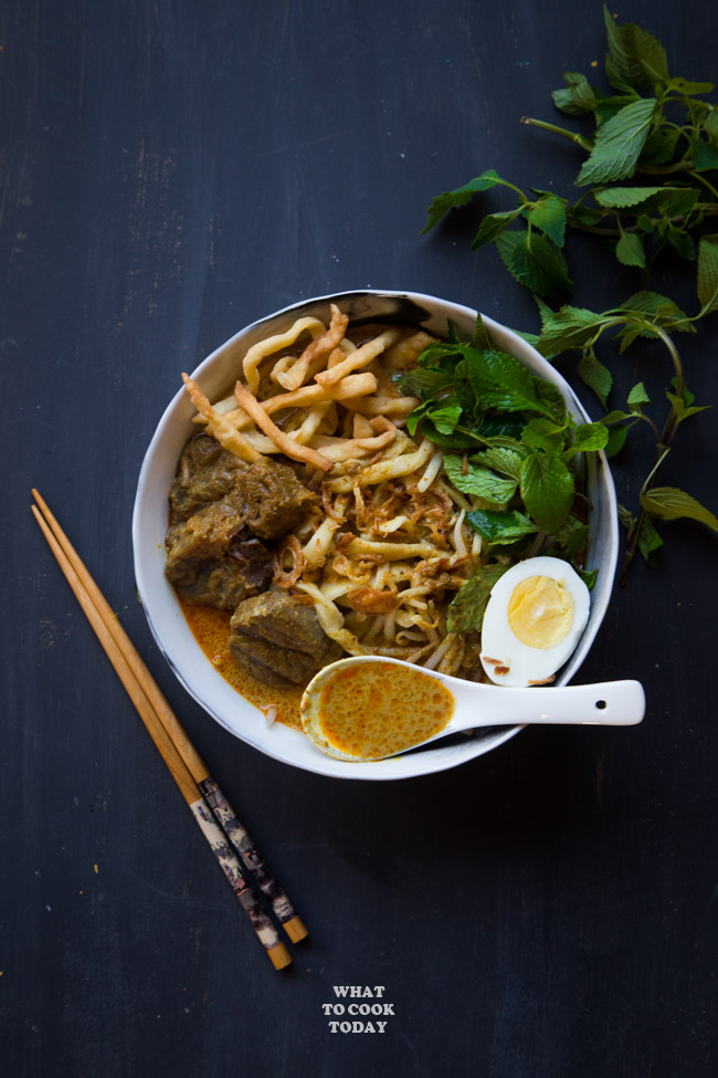 Pressure Cooker Beef Khao Soi (Chiang Mai Beef Curry Noodles)