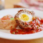 BIRDS' NESTS WITH PINK POTATO PUREE FOR EASTER