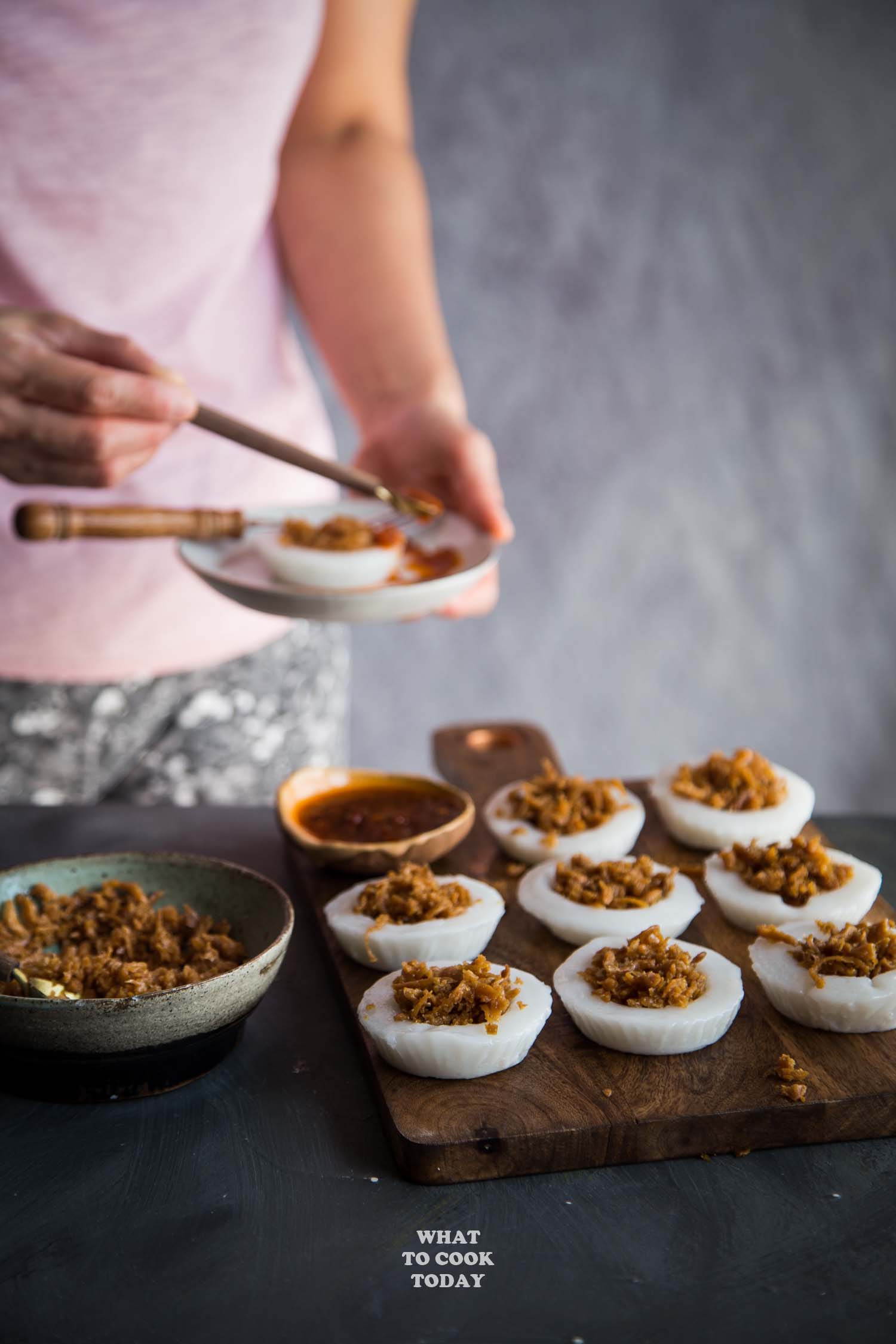 Steamed Rice Cake (Chwee Kueh)