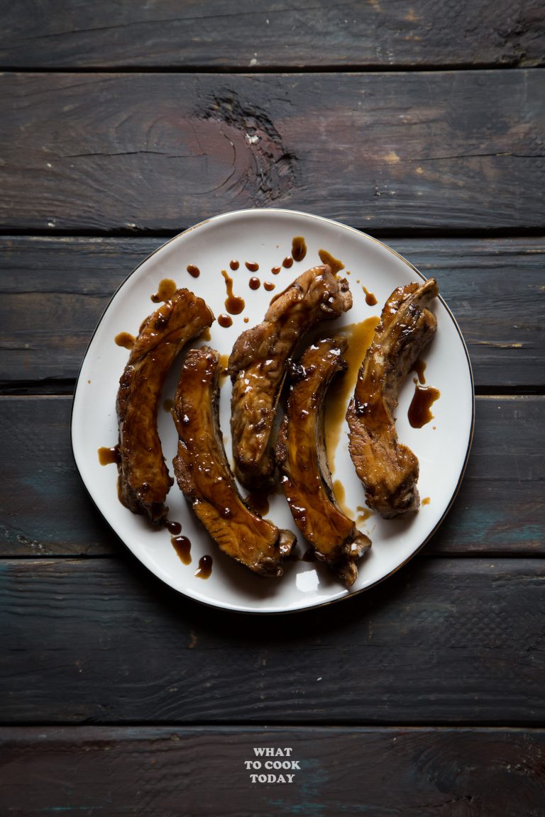 Pressure Cooker Sweet Black Vinegar Pork Ribs