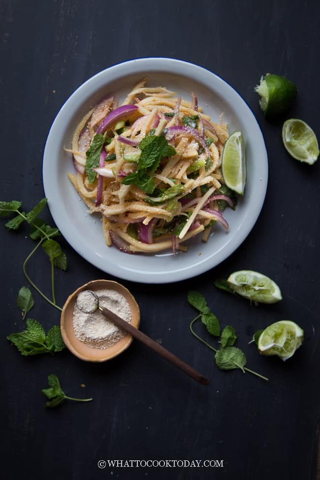 How To Make Thai Bamboo Shoot Salad (Soop Naw Mai)