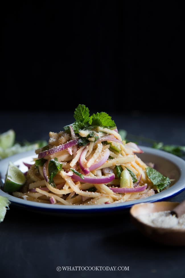 How To Make Thai Bamboo Shoot Salad (Soop Naw Mai)
