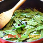 STIR-FRIED SUGAR SNAP PEAS WITH GINGER AND BLACK BEANS