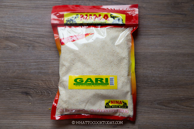 Gari flour