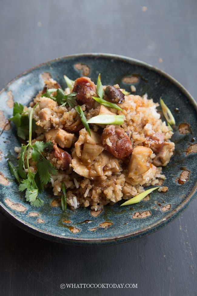 Easy Clay Pot Chicken Rice Bao Zai Fan with Rice Cooker