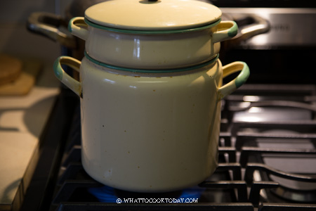 How to use instant pot as double discount boiler