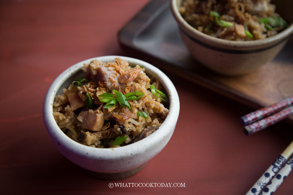 Easy Yam / Taro Rice (Rice Cooker or Pressure Cooker)