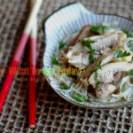 STEAMED LEMON CHICKEN WITH NOODLES