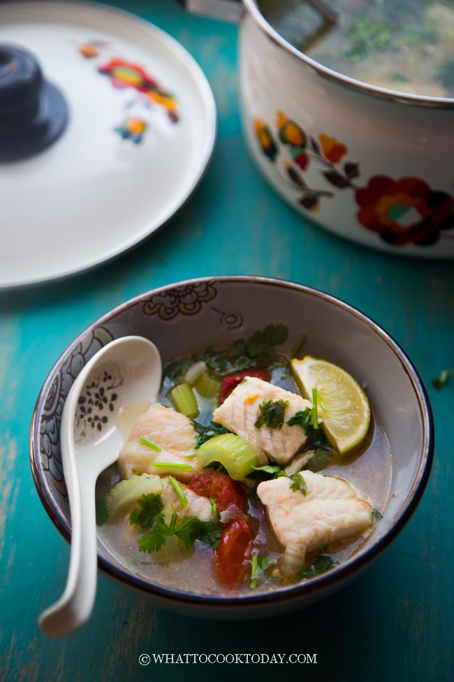 Easy and Quick Asian Ginger Fish Soup