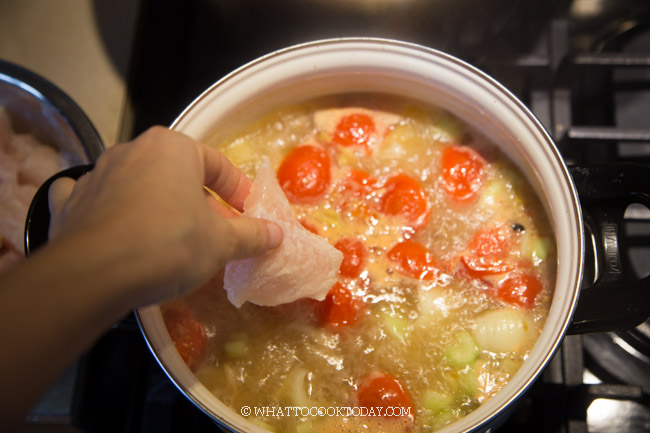 Easy and Quick Asian Fish Soup