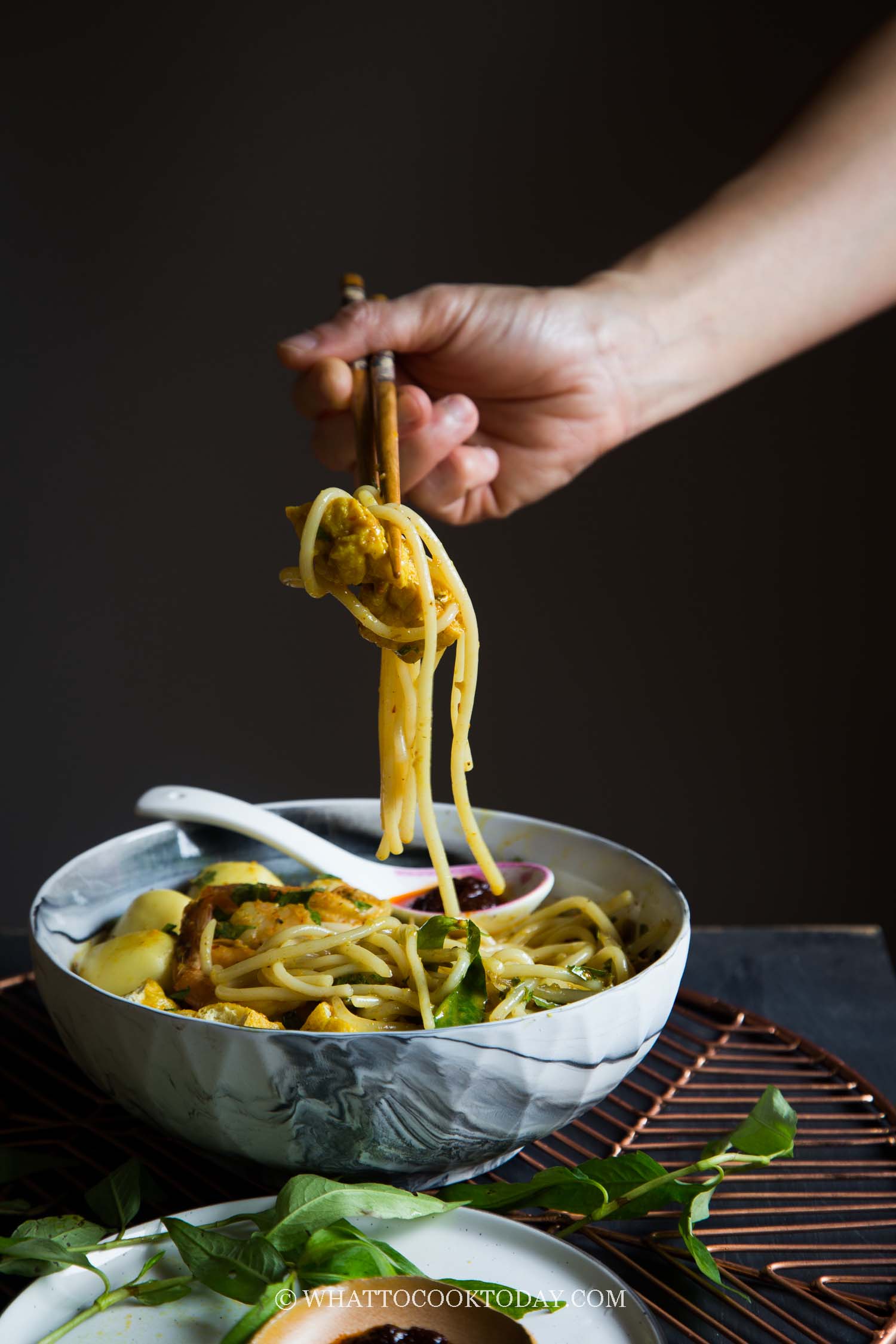 Singapore Katong Laksa (From Scratch)