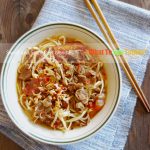 SWEET AND SPICY BEEF NOODLE