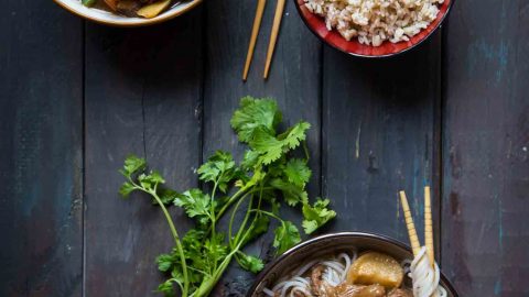 Pressure Cooker Beef Stew With Tendon And Daikon