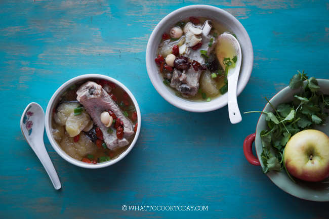 Chinese Apple Pork Ribs Soup (Instant Pot or Stove-top)