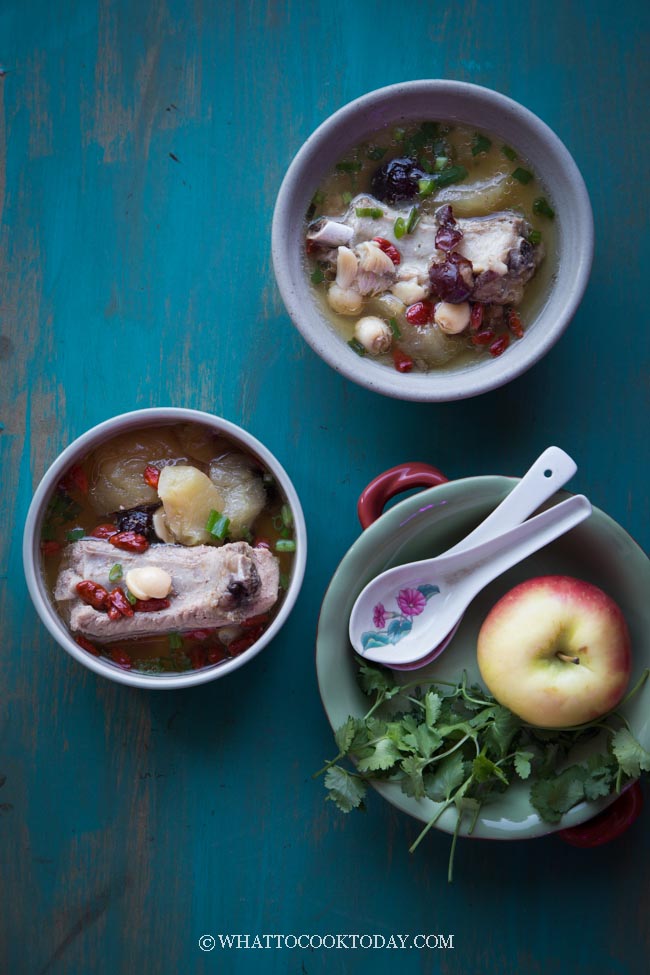 Chinese Apple Pork Ribs Soup (Instant Pot or Stove-top)