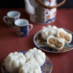 Soft Fluffy Chinese Steamed Buns with Coconut Filling