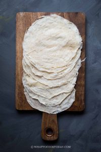 Homemade Popiah Medan (Fresh Spring Rolls with Jicama)