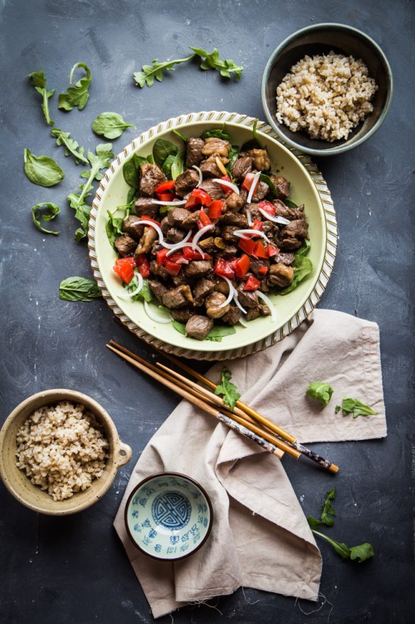 Easy One-Pan Thit Bo Luc Lac (Vietnamese Shaking Beef)