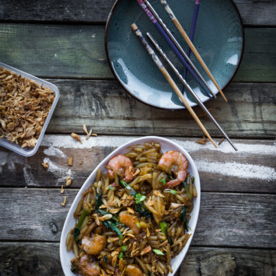 Stir-fried Mee Tai Mak / Bee Tai Mak (Rice Pin Noodles)