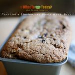 Zucchini and Blueberry whole wheat bread