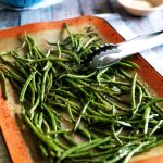 ROASTED FRENCH BEANS WITH ASIAN FLARE